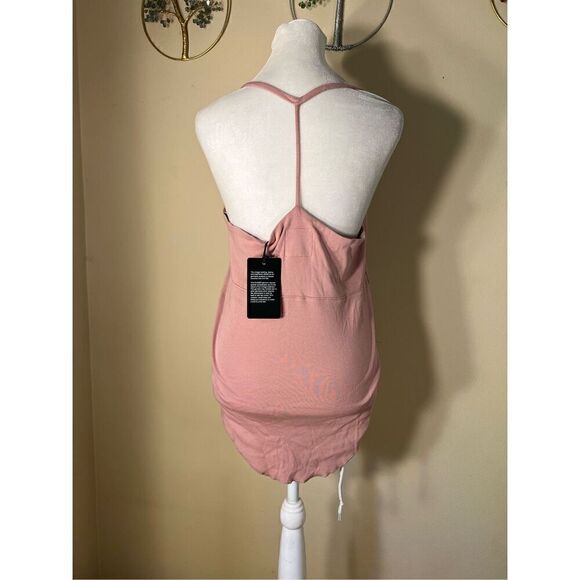 NWT! Chaser Dusty Pink Front Cut Out Cami Tank Top Medium - Picture 2 of 6
